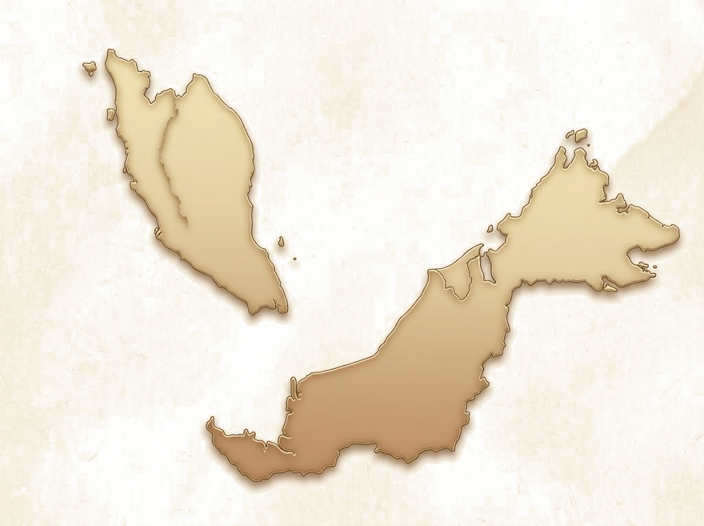 马来西亚与区域服务地图